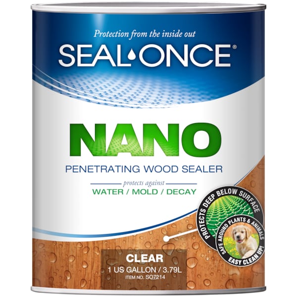 Seal-Once 1 QT NANO Penetrating Wood Sealer SO6214 - main